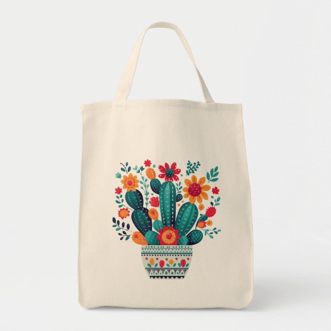 Sac fourre-tout Cactus (Devant)