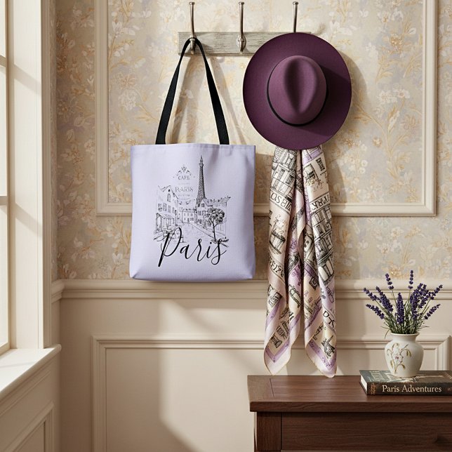 Sac fourre-tout Café Paris (Créateur téléchargé)