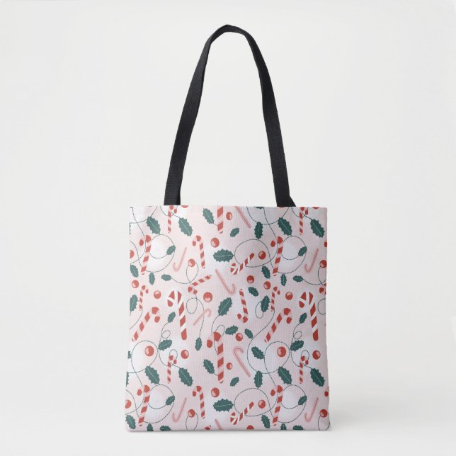 Sac fourre-tout Cannes de Noël (Devant)