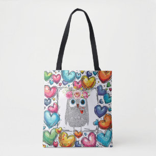 Sac fourre-tout cardiaque de la chouette