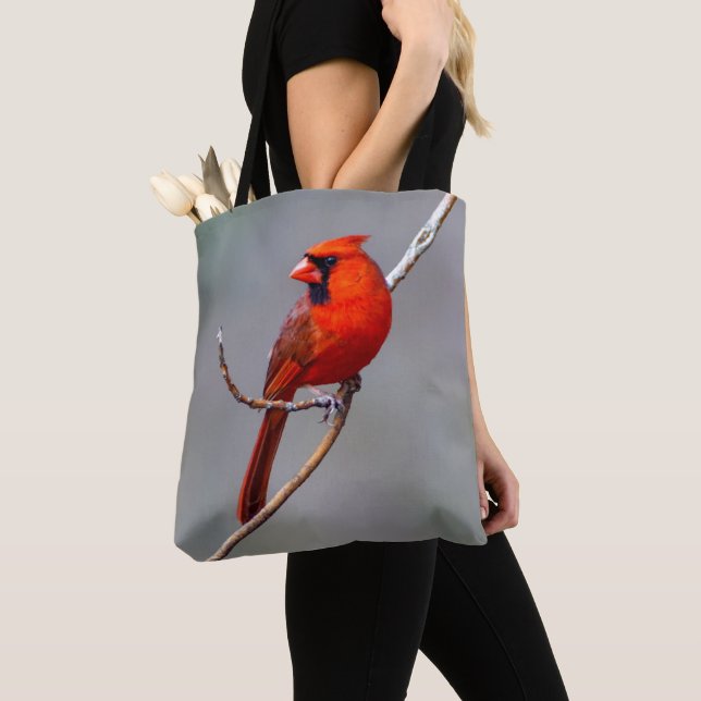 Sac fourre-tout cardinal du Nord masculin et fémin (De près)
