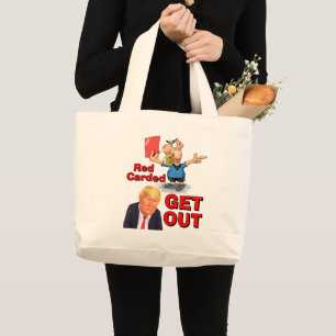 Sac fourre-tout carte rouge
