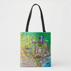 Sac fourre-tout cartographique du Texas
