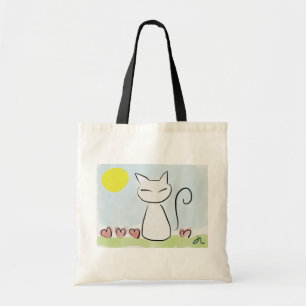 Sac fourre-tout - chat au soleil