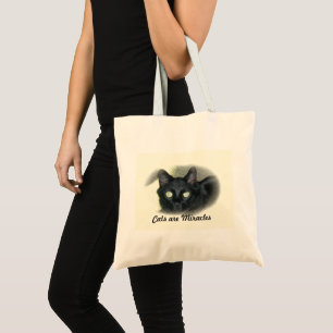 Sac fourre-tout - Chat dans le cadre ovale