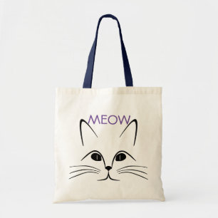 sac fourre-tout chat éffrayant