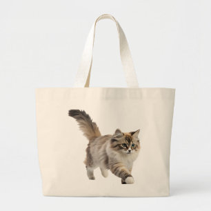 Sac fourre-tout chat mignon et duveteux