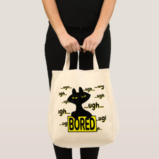 Sac fourre-tout chat noir sarcastique Bad Boogie C