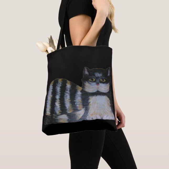 Sac fourre-tout - Chat rayé (De près)