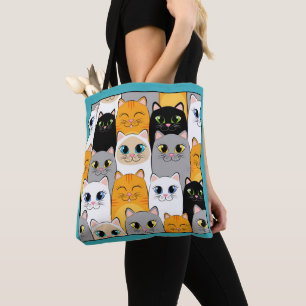 Sac fourre-tout Chats heureux
