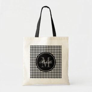 Sac fourre-tout chic élégant à monogramme de mo