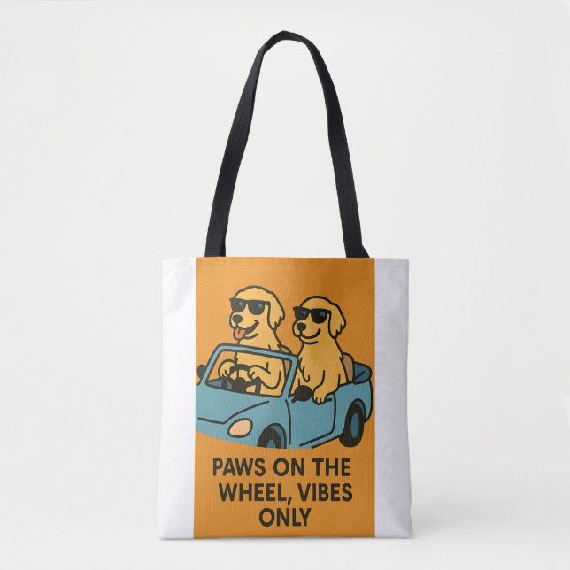 Sac fourre-tout chien mignon (Devant)
