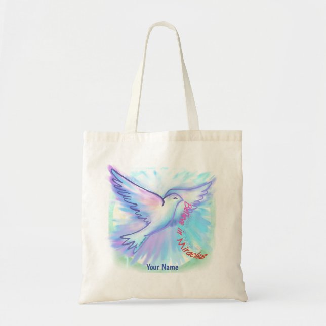 Sac fourre-tout chrétien de Miracles Dove (Devant)