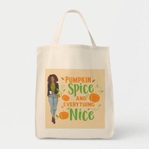 Sac fourre-tout citrouille épice