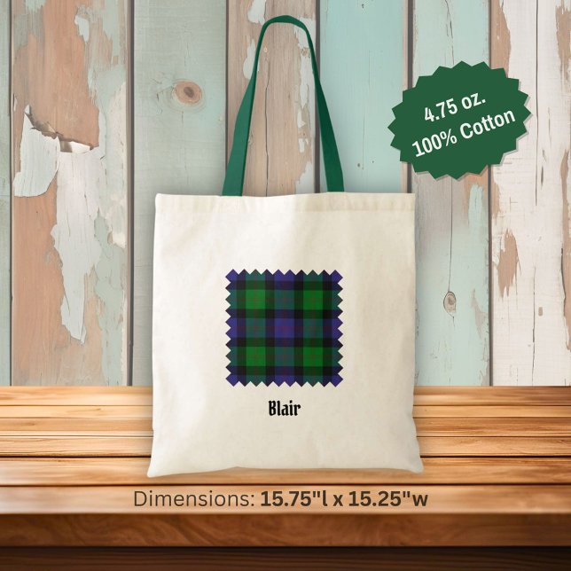 Sac fourre-tout Clan Blair Tartan (Créateur téléchargé)