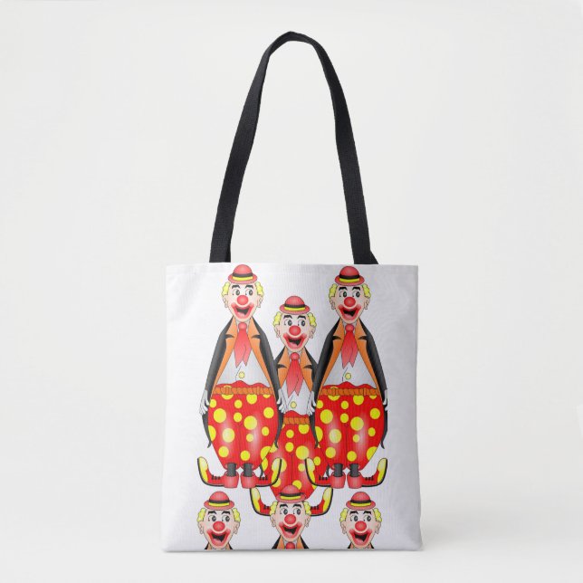 sac fourre-tout clowns cirque (Devant)