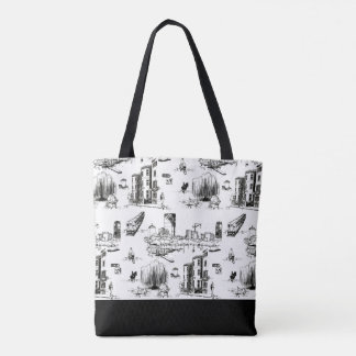 Sac fourre-tout Colorblock de Boston Toile