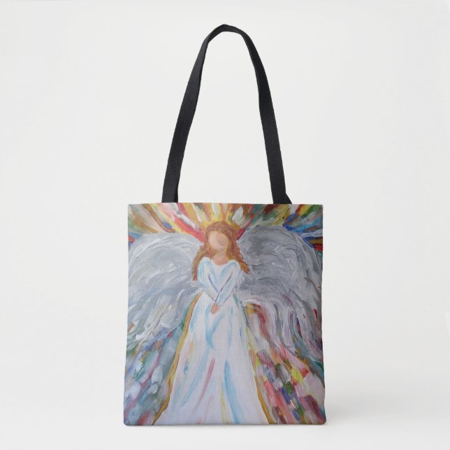 Sac fourre-tout coloré à ange (Devant)