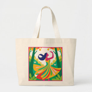 Sac fourre-tout coloré d'inspiration nature