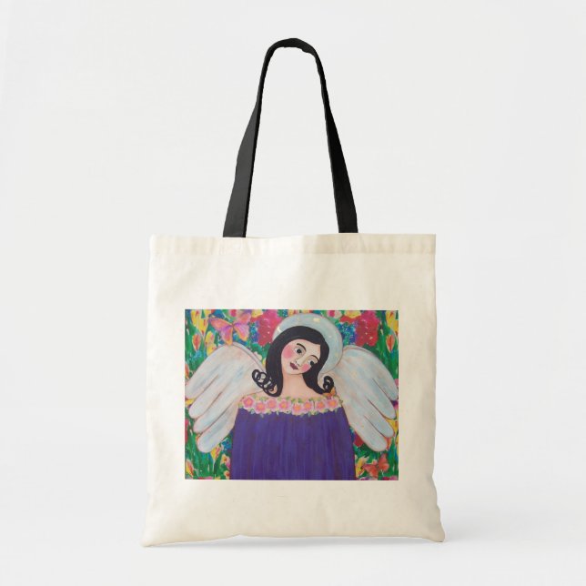 SAC FOURRE-TOUT COLORÉ LUMINEUX À ANGE (Devant)
