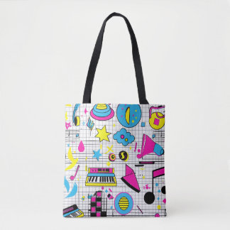 Sac fourre-tout coloré pointillé - élégant et uniq