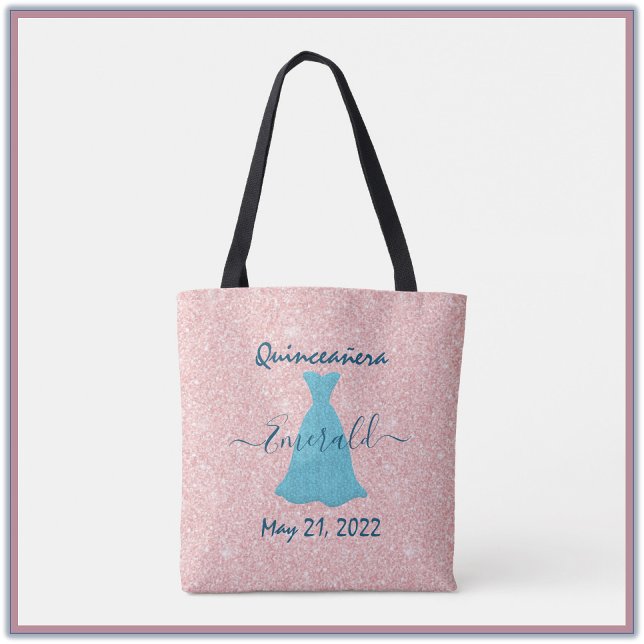 Sac fourre-tout commémoratif de la Quinceanera (Créateur téléchargé)
