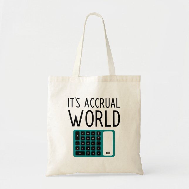 Sac fourre-tout comptable amusant (Devant)