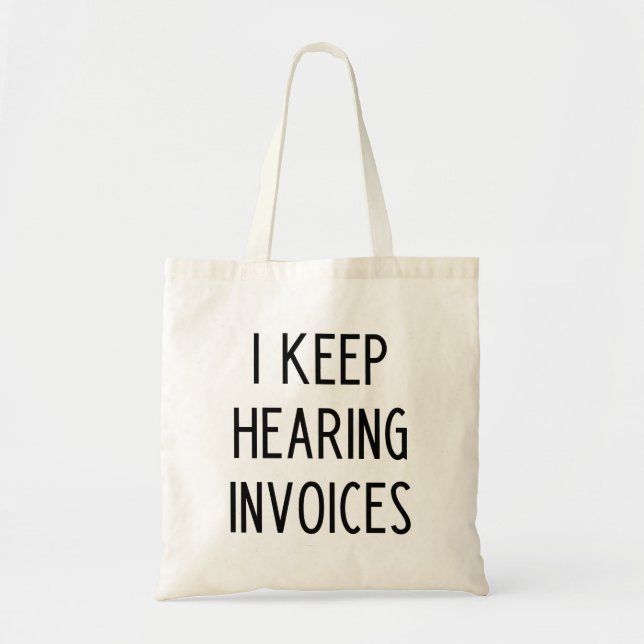 Sac fourre-tout comptable amusant (Devant)