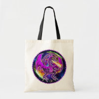 Sac fourre-tout cosmique à dragon de Tourmaline