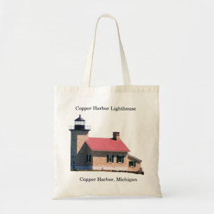 Sac fourre-tout coupé du phare du port de cuivre