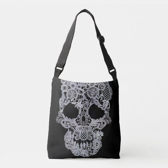 Sac fourre-tout crâne Crochet. (Devant)