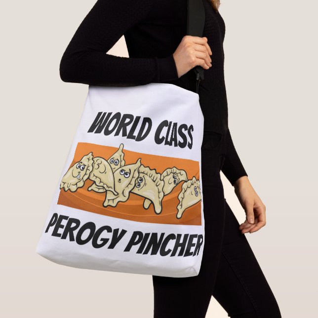 Sac fourre-tout croisé à corps de Perogy Pincher (De près)