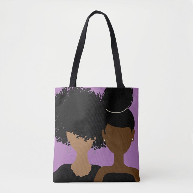 Sac fourre-tout Curly Girl SISTERS (Devant)