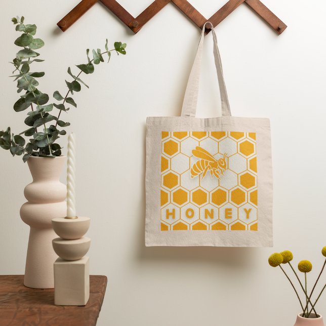 Sac fourre-tout d'abeilles miel (Créateur téléchargé)