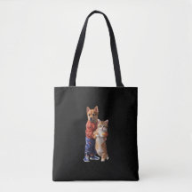 Sac fourre-tout d'accrochage de chiens et de chats