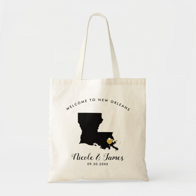 Sac Fourre-tout d'accueil de mariage de (Devant)