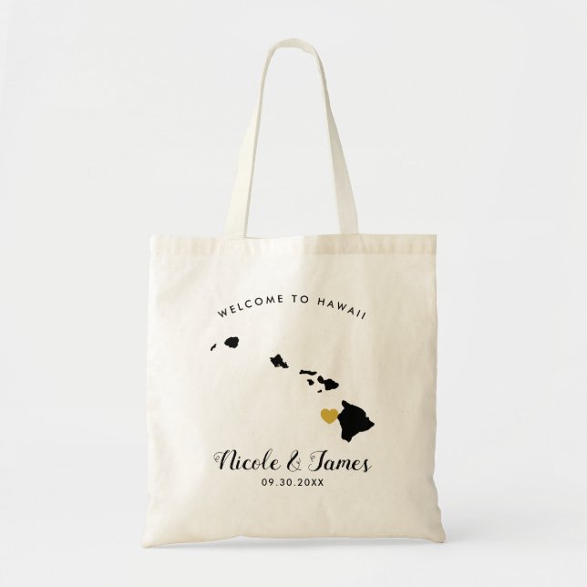 Sac Fourre-tout d'accueil de mariage de (Devant)