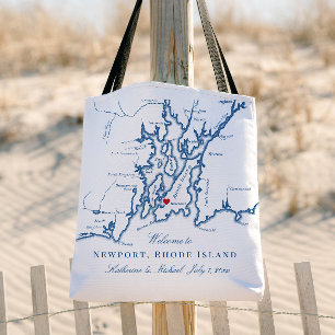 Sac fourre-tout d'accueil du Mariage de Newport Rh