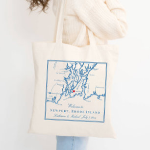 Sac fourre-tout d'accueil du Mariage de Newport Rh