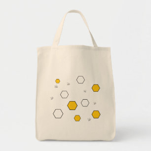 Sac fourre-tout d'achats d'abeilles sur mesure