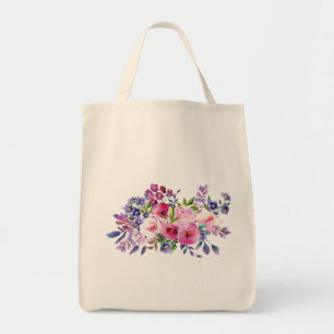 Sac fourre-tout d'alimentation en aquarelle