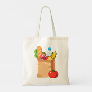Sac fourre-tout d'alimentation réutilisable