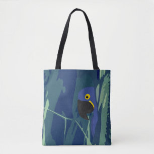Sac fourre-tout d'allocation de perroquets bleus