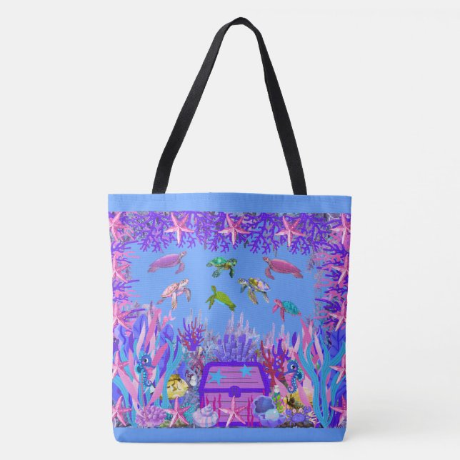 Sac fourre-tout d'amis de la tortue sous-marine (Devant)