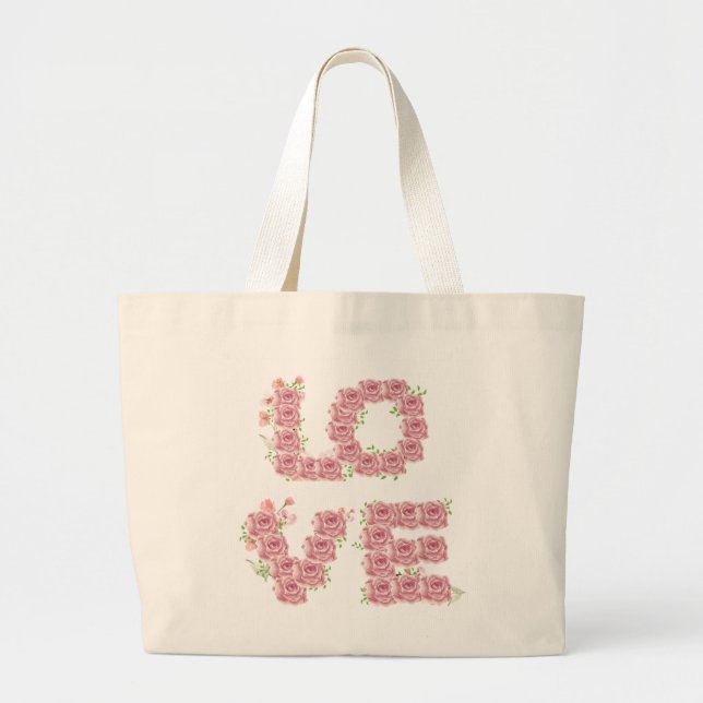 Sac fourre-tout d'amour floral (Devant)