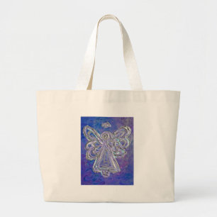 Sac fourre-tout d'angle violet