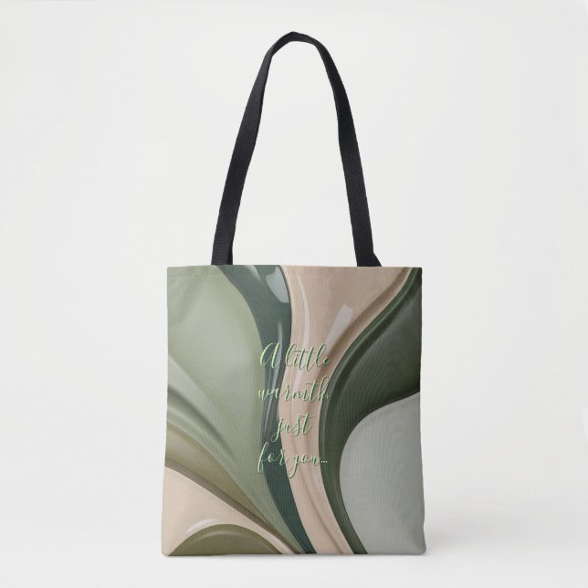 Sac fourre-tout dans graphique abstrait élégant (Devant)