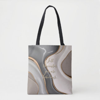 Sac fourre-tout dans graphique abstrait élégant
