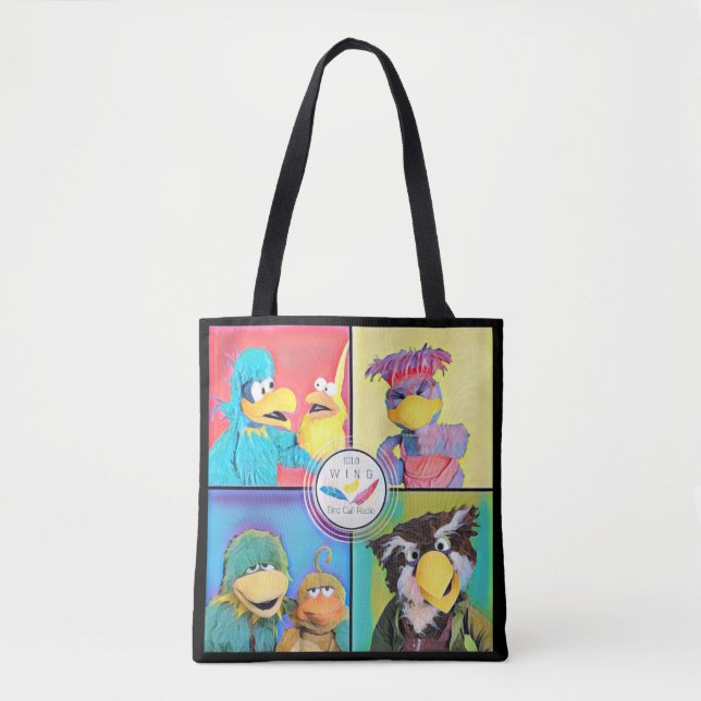 Sac fourre-tout d'appel d'oiseaux avec style (Devant)