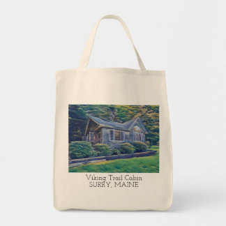 Sac fourre-tout d'aquarelle Viking Trail Cabine